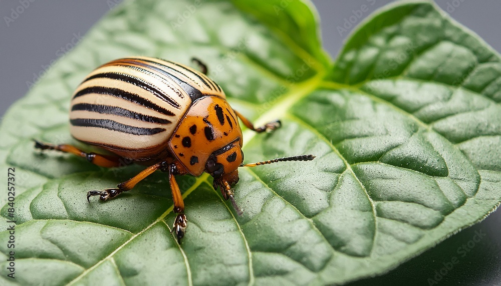 State potato beetle on leaf State potato beetle on leaf