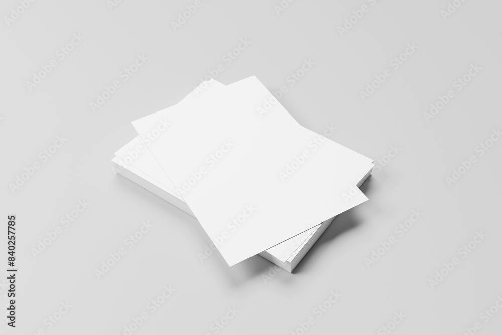 Realistic blank A4 flyer brochure for mockup. Paper or poster illustration. Realistic blank A4 flyer brochure for mockup. Paper or poster illustration.