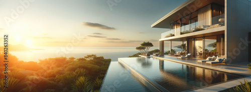 Modern Beachfront Villa with Infinity Pool