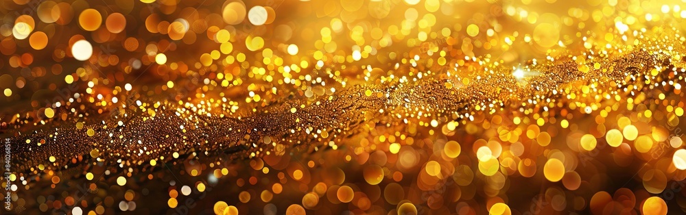 Golden Elegance: Luxurious Shimmering Texture Golden Elegance: Luxurious Shimmering Texture