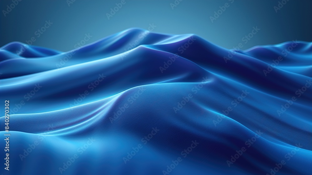Obraz premium blue silk background