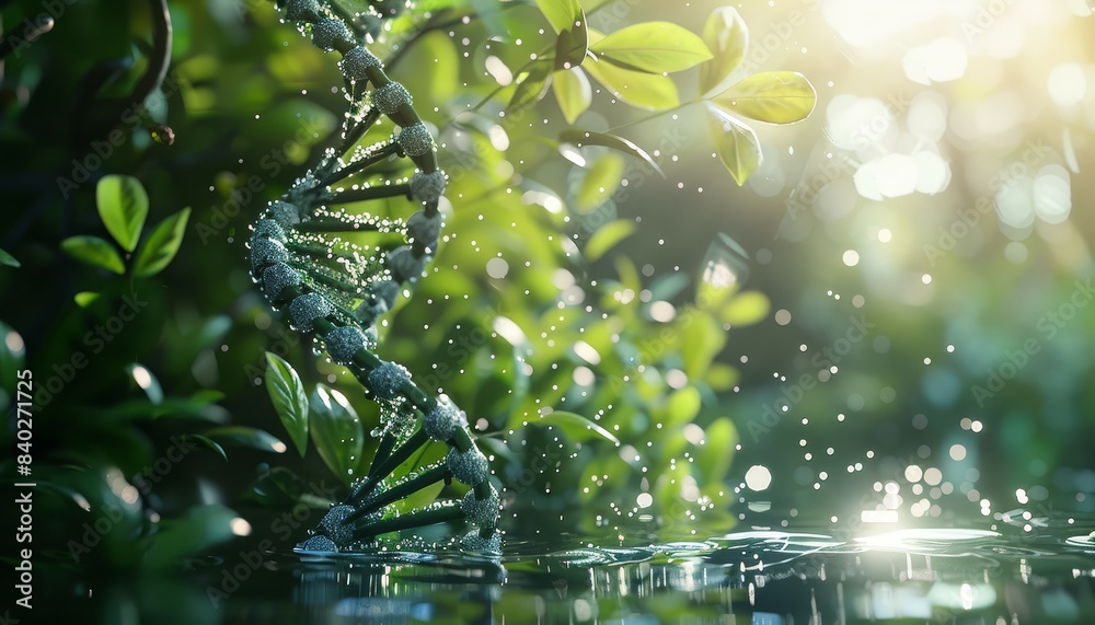 Eco-Genetic Harmony: Integrating DNA and Nature in a Futuristic Concept Eco-Genetic Harmony: Integrating DNA and Nature in a Futuristic Concept