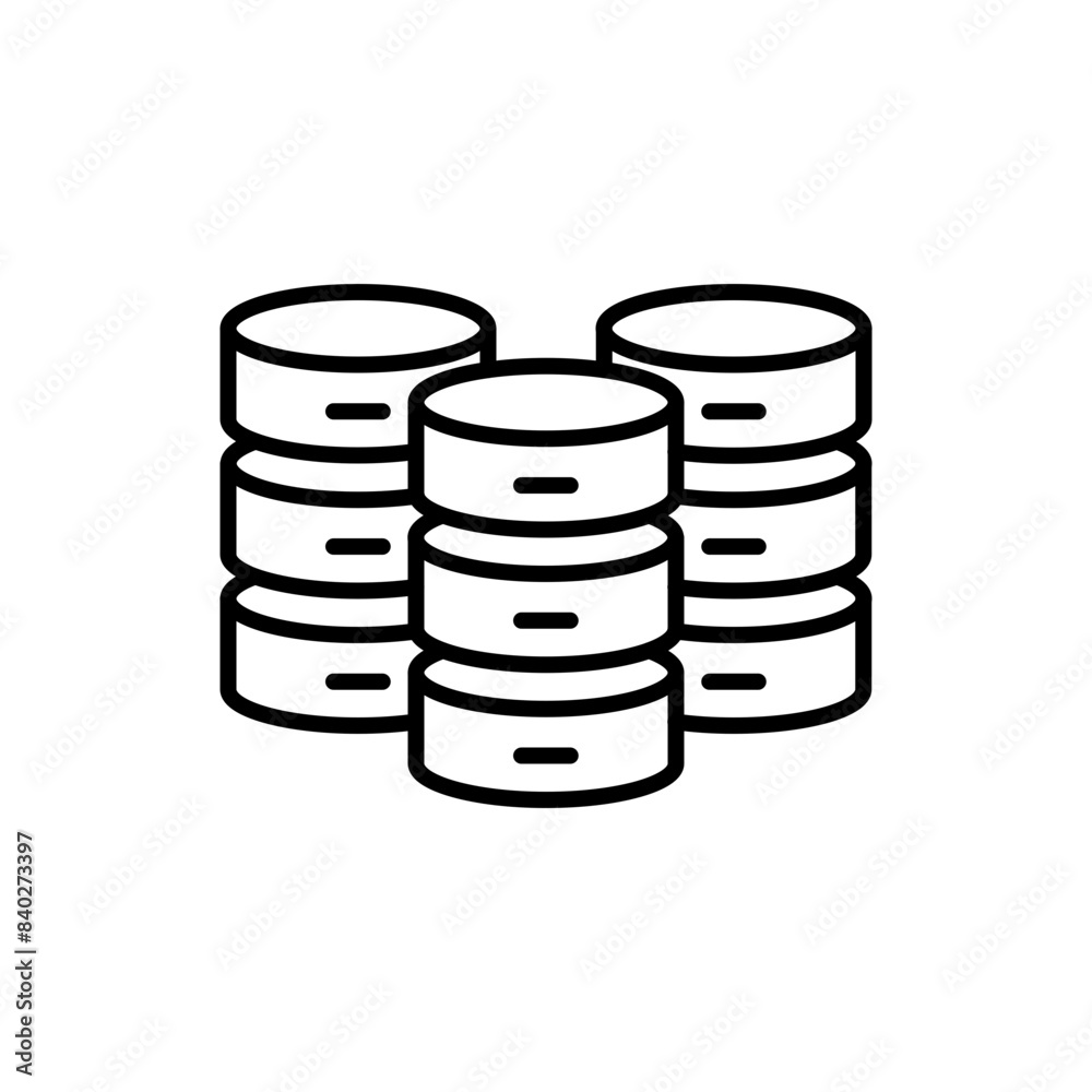 Big data outline icons, minimalist vector illustration ,simple transparent graphic element .Isolated on white background Big data outline icons, minimalist vector illustration ,simple transparent graphic element .Isolated on white background