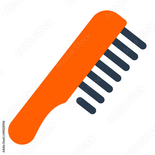 Comb for Father's Day Grooming Vector Icon