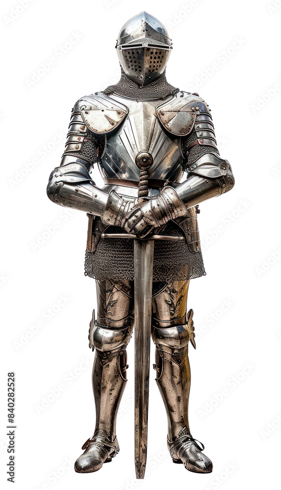 PNG Knight in shining armor helmet sword adult.