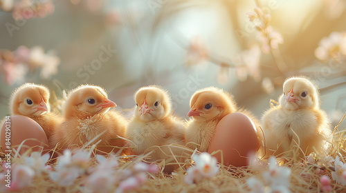 chick hatching from eggs