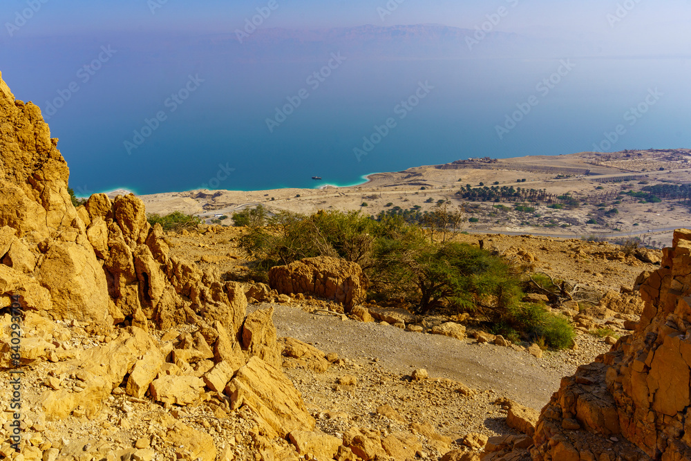 Ein Gedi Nature Reserve, with the Dead Sea