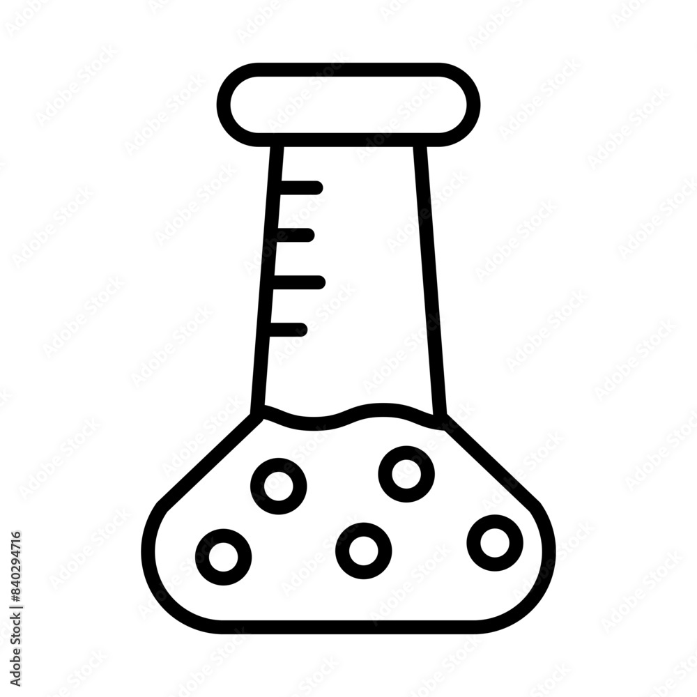Flask line icon Flask line icon