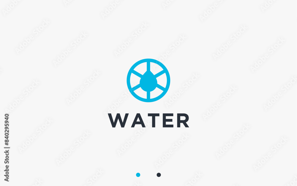 water drop logo design vector silhouette illustration water drop logo design vector silhouette illustration