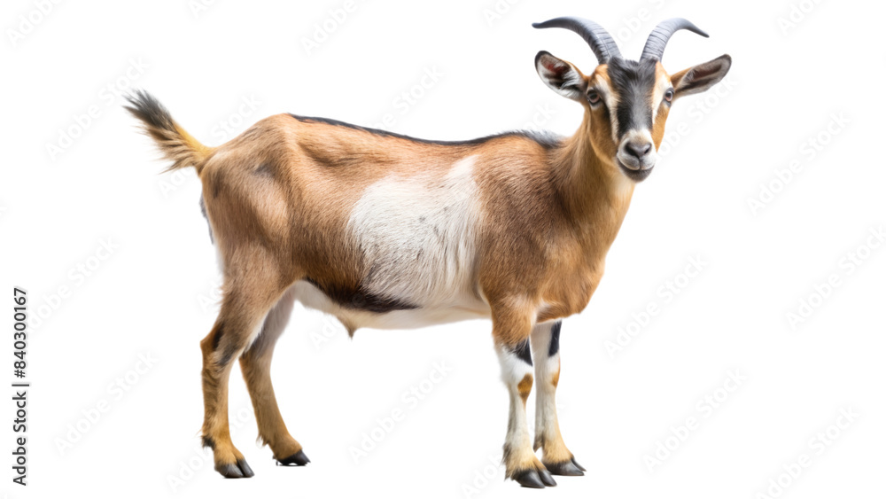 Fototapeta premium A goat isolated on transparent background