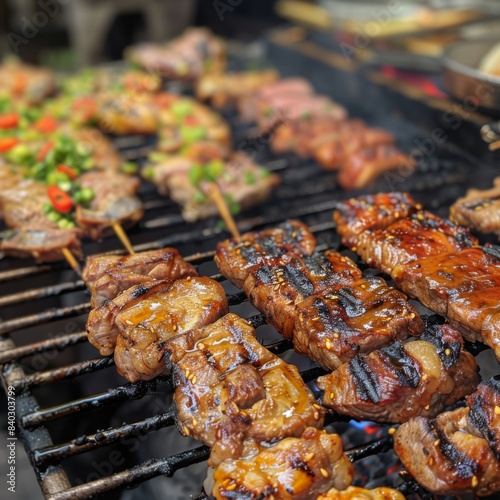 DELICIOUS SOUVLAKI ON BARBEQUE