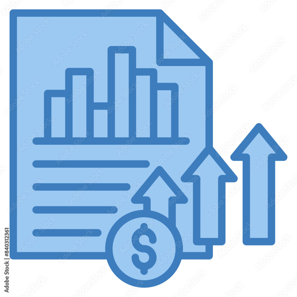 Financial Reports Icon Element For Design Financial Reports Icon Element For Design