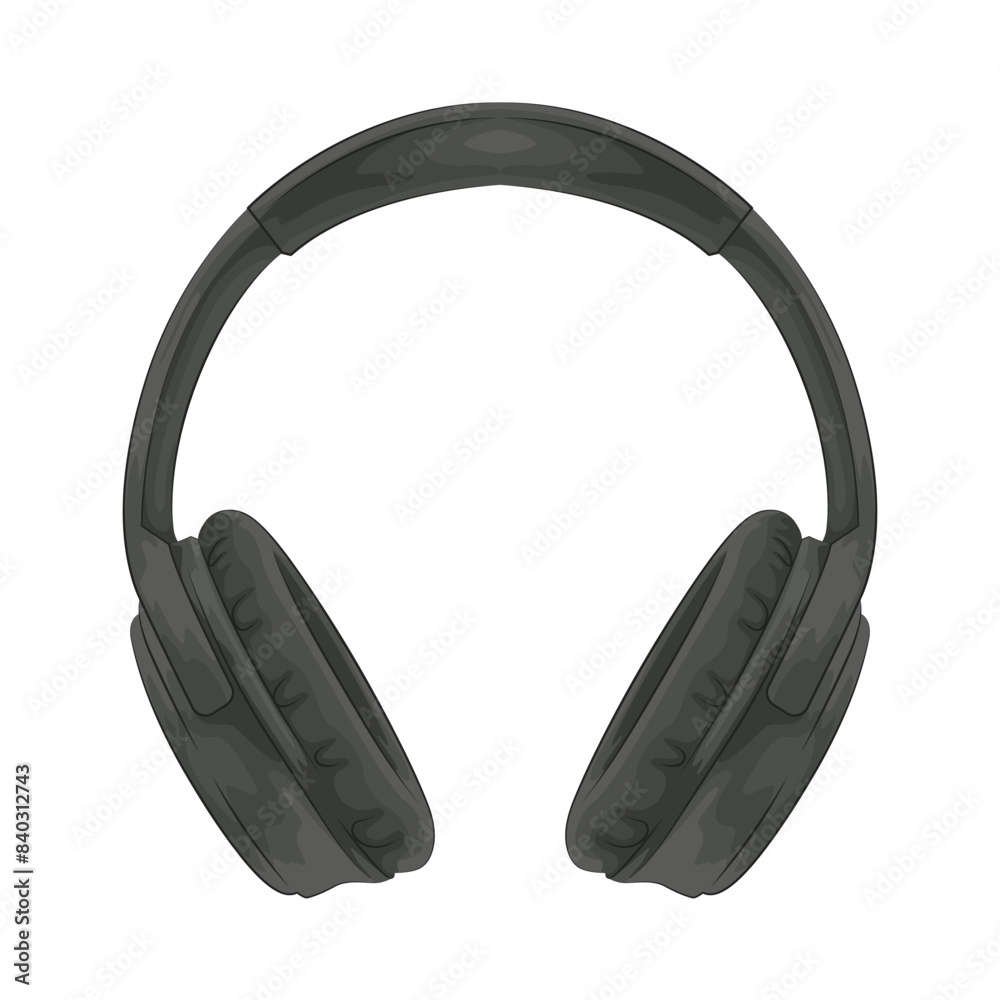 Illustration of headphone Illustration of headphone