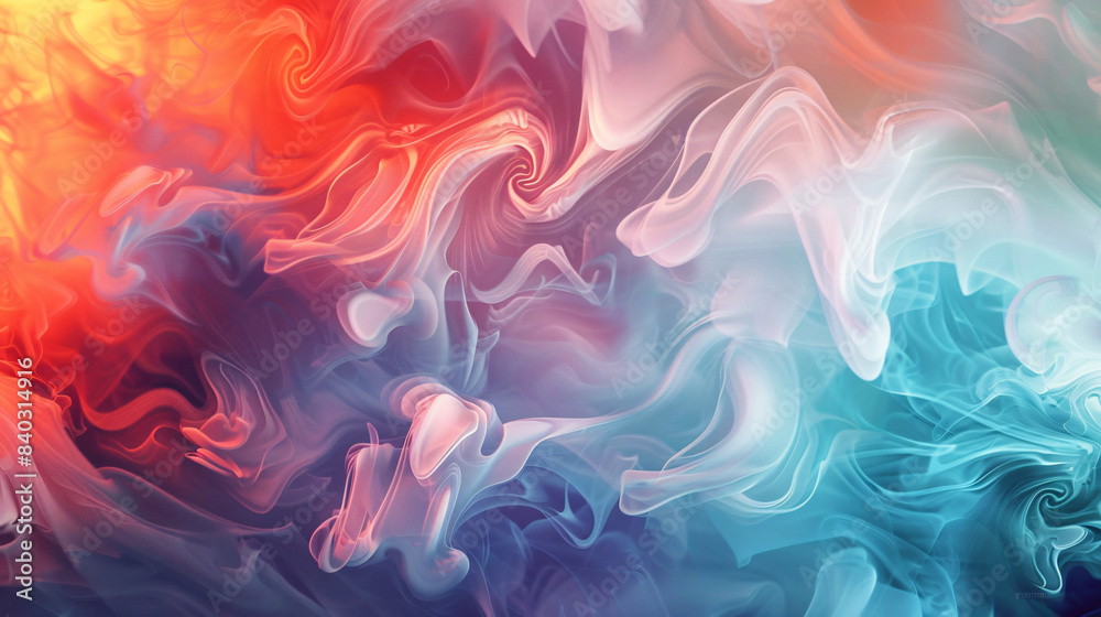 Vivid, abstract background with swirling patterns in a colorful gradient Vivid, abstract background with swirling patterns in a colorful gradient