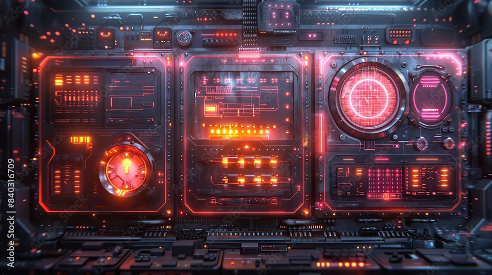 Fototapeta premium glitch tech banners technology abstract corrupted frames in cyberpunk style.stock image