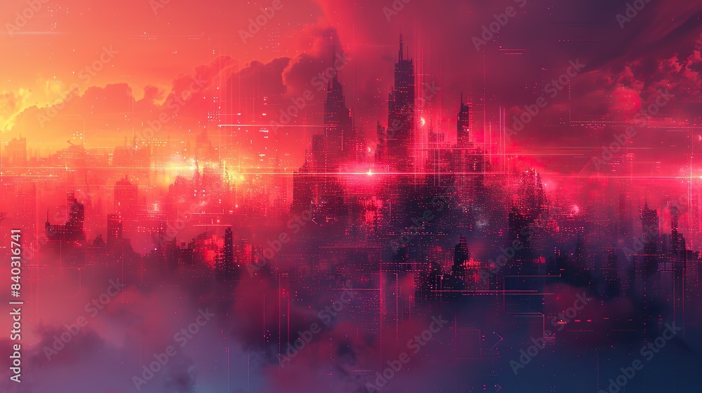 glitch tech banners technology abstract corrupted frames in cyberpunk style.stock image glitch tech banners technology abstract corrupted frames in cyberpunk style.stock image