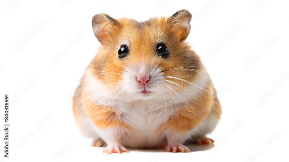A hamster isolated on transparent background A hamster isolated on transparent background