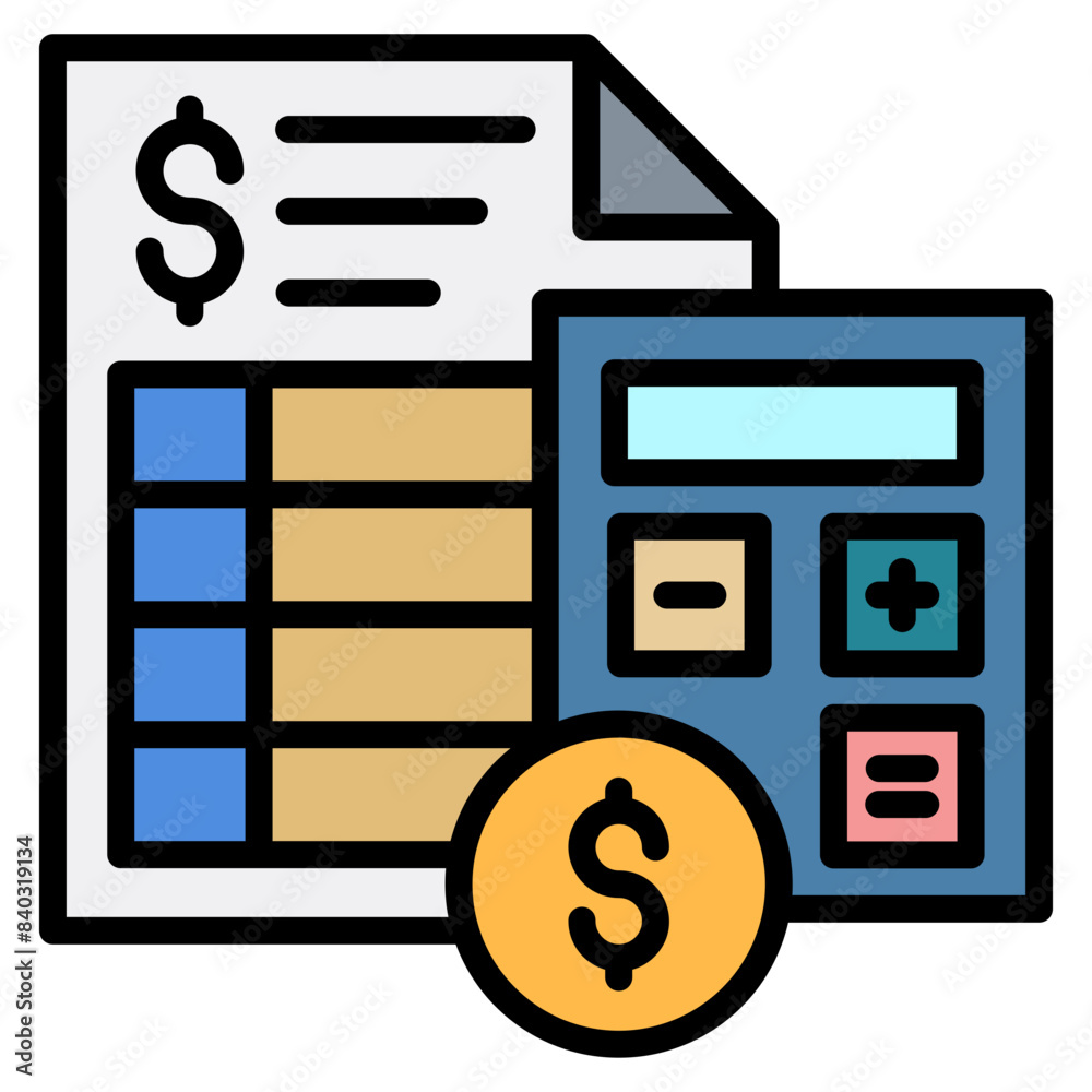 Accounting Icon Element For Design Accounting Icon Element For Design