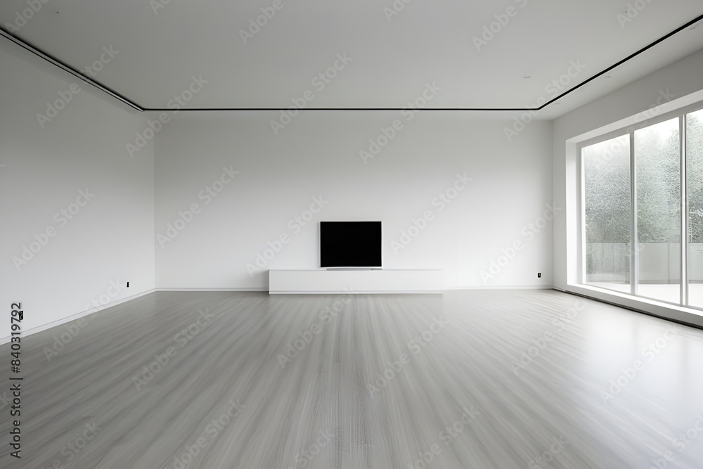 a modern empty living room a modern empty living room