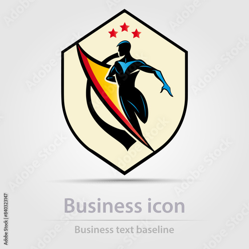 Originally designed vector  color business icon