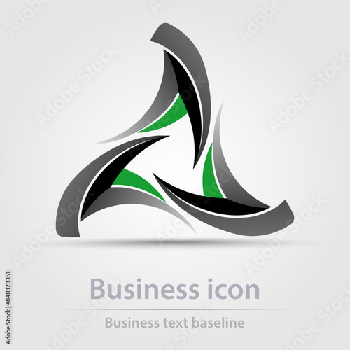 Originally designed vector  color business icon
