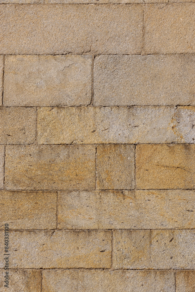 Fototapeta premium Santiago de Compostela (Spain). Architectural detail of the exterior wall on the main façade of the Cathedral of Santiago de Compostela