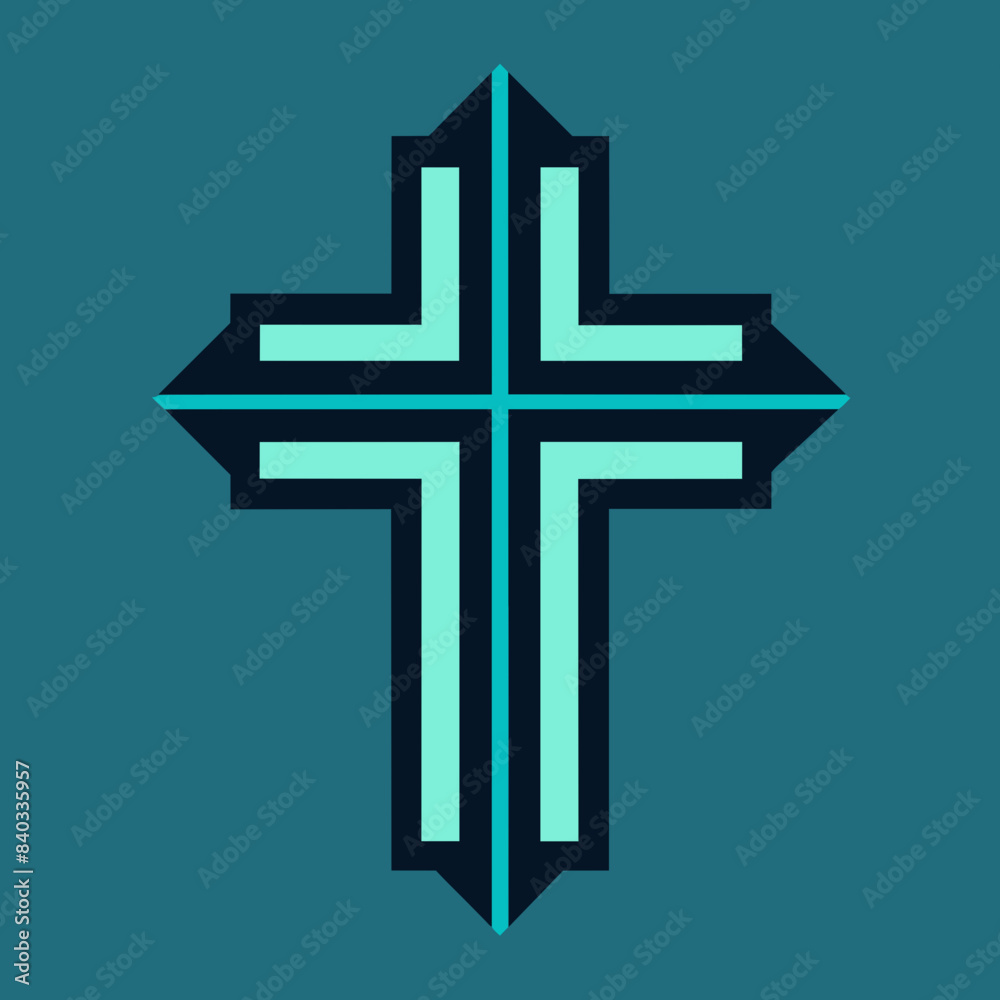 Vector Design for Christian Cross Vector Design for Christian Cross