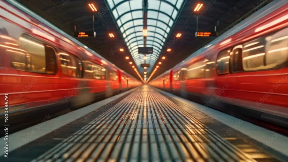 A Dynamic Train Passage Capturing Station Platform Motion A Dynamic Train Passage Capturing Station Platform Motion