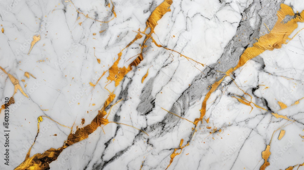 A chic marble and gold background with elegant veining and metallic accents A chic marble and gold background with elegant veining and metallic accents
