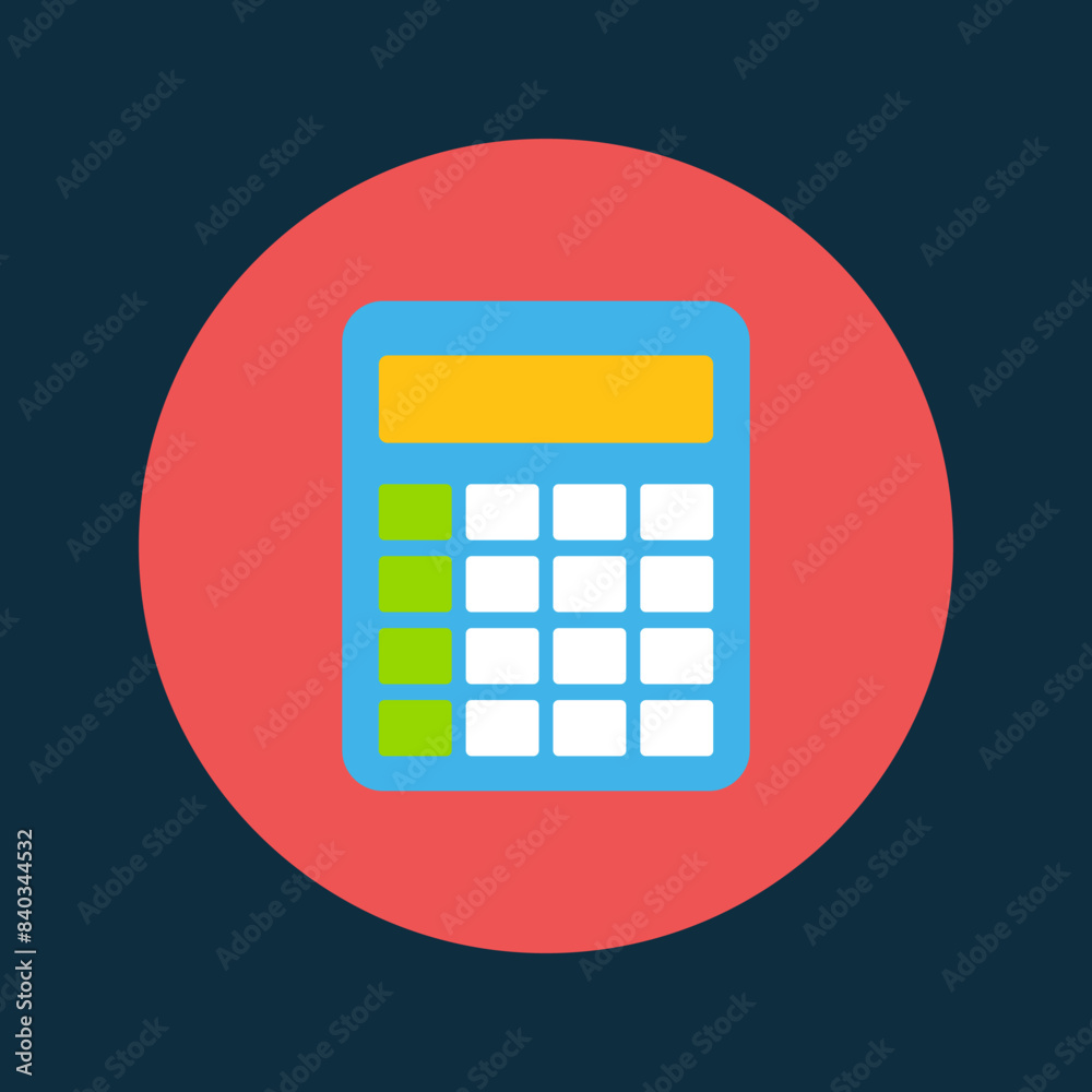 vector business icon calculator calculations accounting vector business icon calculator calculations accounting