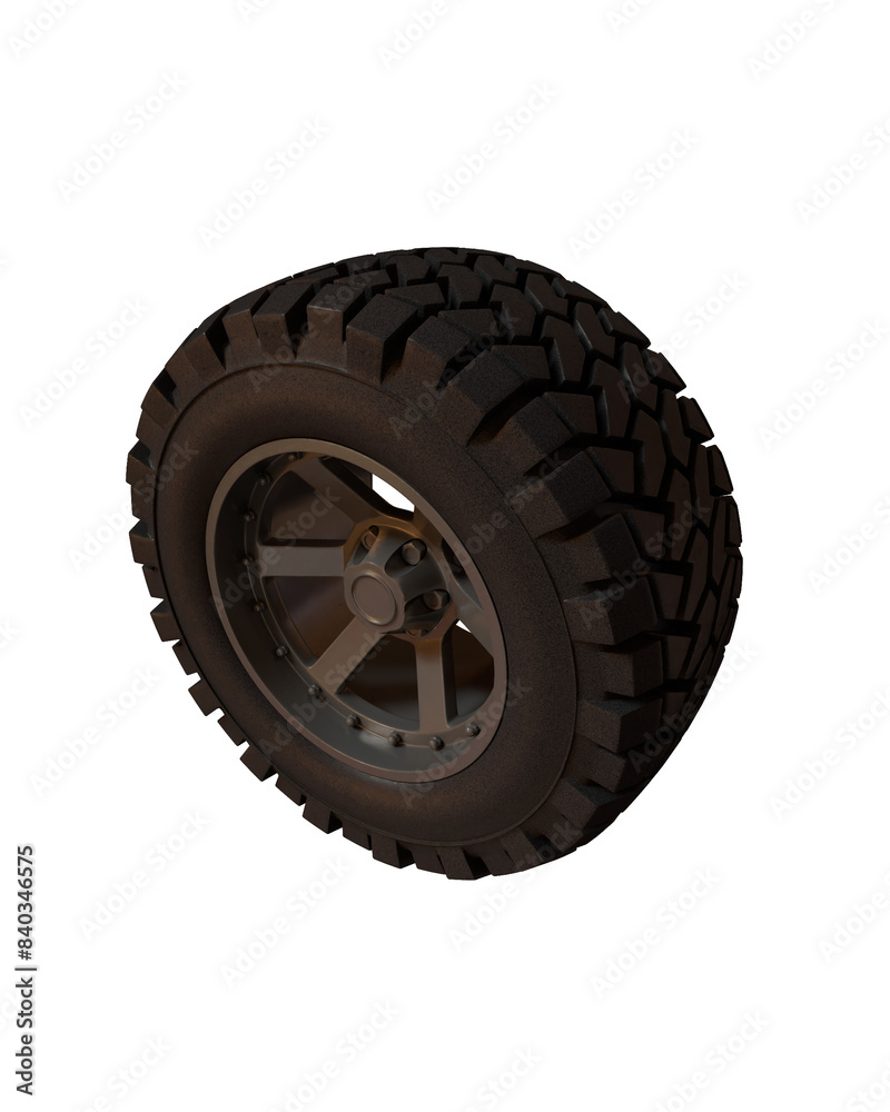 Obraz premium tire isolated on white
