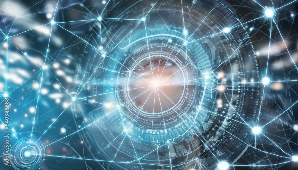 Obraz premium Exploring the Digital Frontier