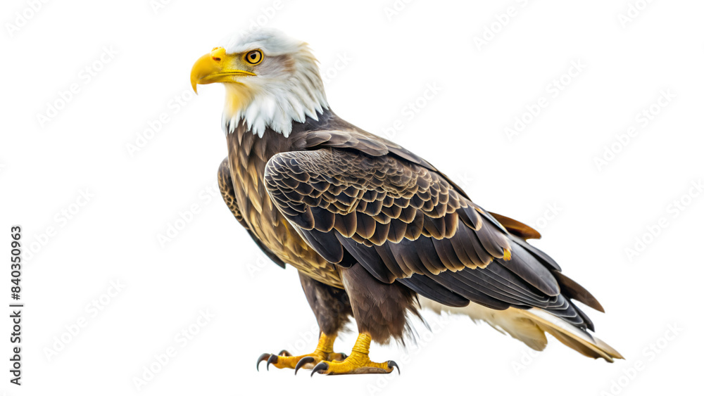 Obraz premium A eagle isolated on transparent background