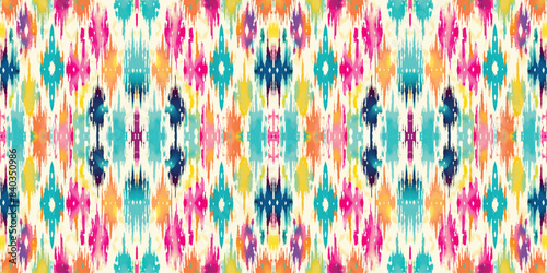 Seamless batik pattern,Seamless tribal batik pattern,and Seamless colorful pattern resemble ethnic boho, Aztec,and ikat styles.designed for use in wallpaper,fabric,curtain,carpet,Batik Embroidery