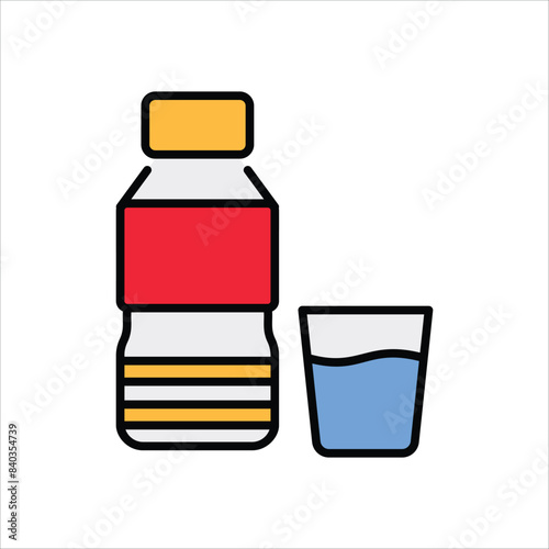 Mineral Water vector icon