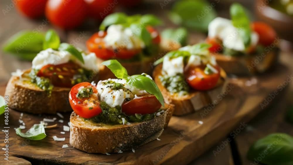 A rustic wooden cutting board with sliced bread on top, suitable for food styling or still life photography. A rustic wooden cutting board with sliced bread on top, suitable for food styling or still life photography.