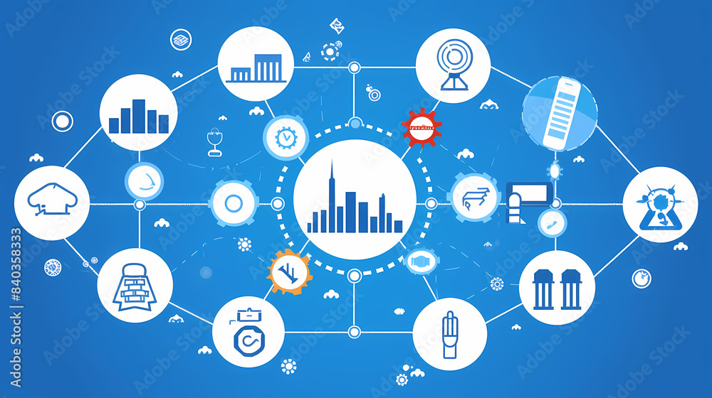 Internet of things iot and networking vector image Paper cut style Internet of things iot and networking vector image Paper cut style