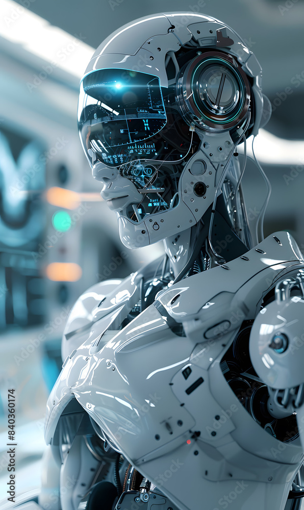 Fototapeta premium Robots and medical technology Helps doctors improve their ability to treat patients.