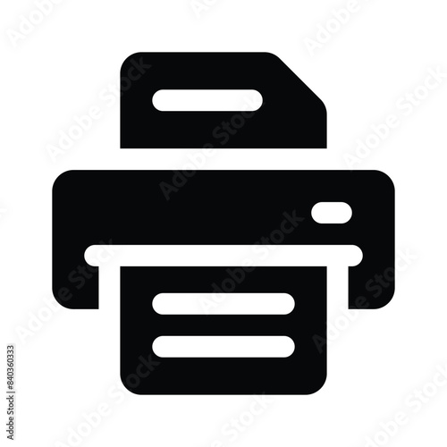 Trendy icon of printer customizable vector design