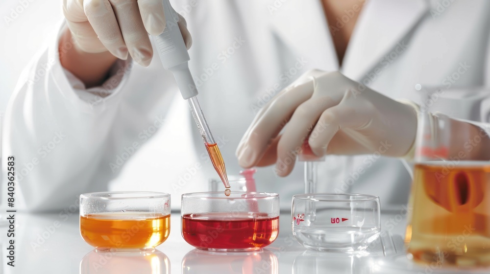 Closeup image of scientists hands conducting nanotechnology research in a lab. Concept Nanotechnology Research, Lab Experiment, Scientist's Hands, Closeup Image Closeup image of scientists hands conducting nanotechnology research in a lab. Concept Nanotechnology Research, Lab Experiment, Scientist's Hands, Closeup Image