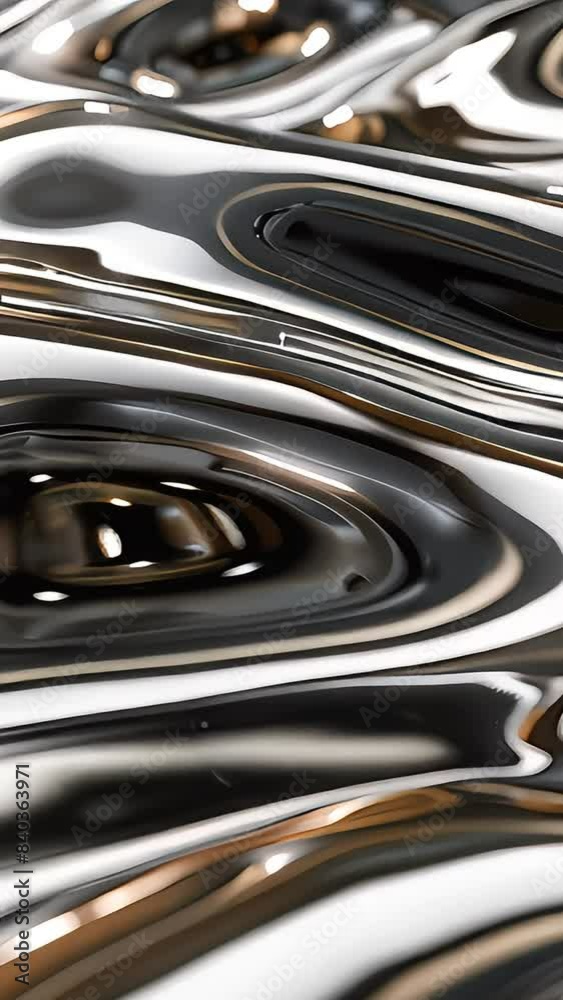 Metal liquid 4K video Metal liquid 4K video