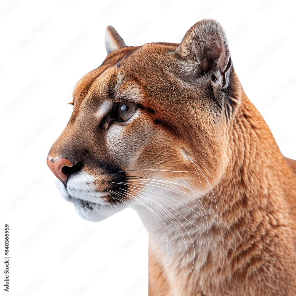 Obraz premium Panther isolated on a transparent background