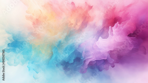 background abstract watercolor splash colorful pastel wallpaper. Watercolor Abstract Art Texture. banner copy space area