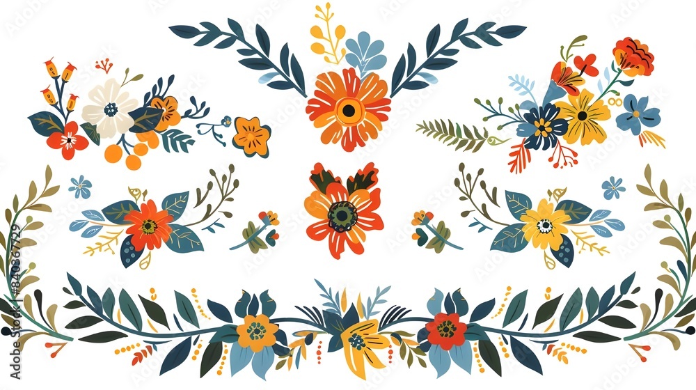 Obraz premium abstract floral background