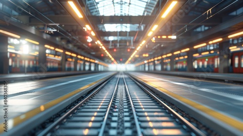 A Dynamic Train Passage Capturing Station Platform Motion