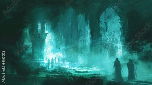 And just as quickly as they appeared the ghostly choir vanished into thin air leaving behind only an eerie silence and a lingering feeling of being in the presence of soing otherworldly