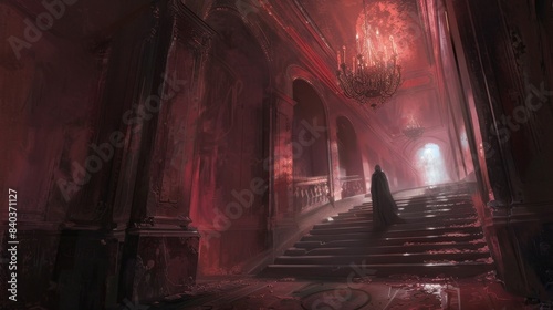 The dimly lit hallways were filled with eerie whispers and the faint sound of a longforgotten overture as the ghostly presence of the theaters first owner still lingered within it © Justlight
