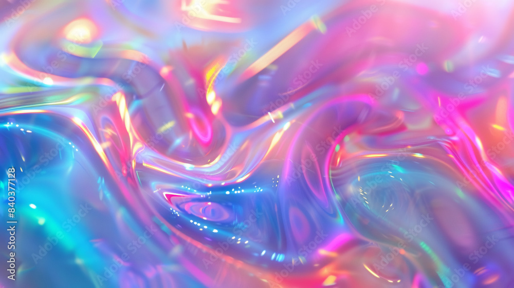 Abstract Holographic Gradient Background with Noise Texture Abstract Holographic Gradient Background with Noise Texture