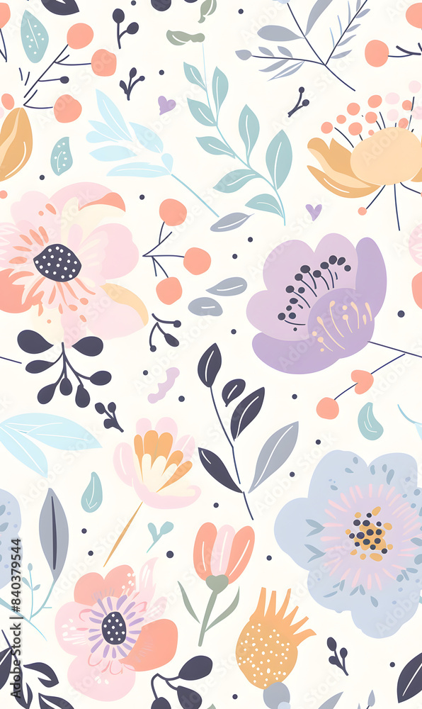 Seamless pattern of flower. Seamless pattern of flower.