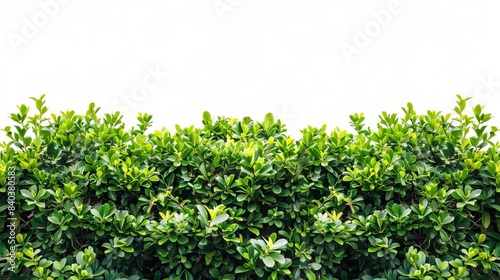 Wallpaper Mural lush green garden bushes isolated on white background landscaping photo cutout Torontodigital.ca
